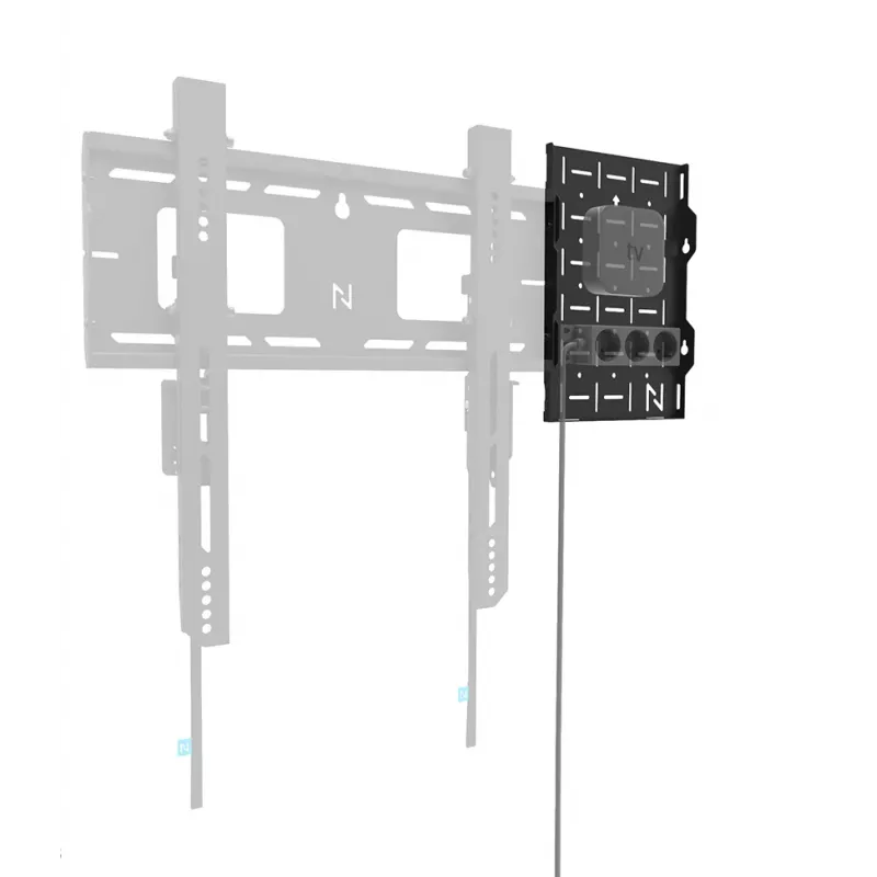 Neomounts AWL05-750BL AV-riistvara riiul - universaalne, AV-riiul, Seinale, 10 kg, Must, Teras, 204 mm