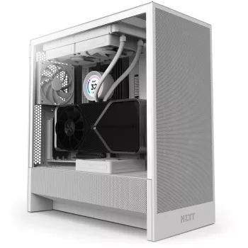 NZXT CPU Korp H7 Flow 2024 Mid Tower õhuvool ATX Valge