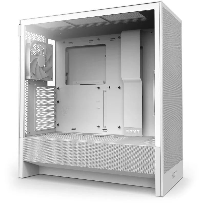 NZXT CPU Korp H7 Flow 2024 Mid Tower õhuvool ATX Valge
