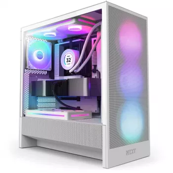 NZXT CPU korpus H7 Flow 2024 RGB Mid Tower Airflow ATX Valge