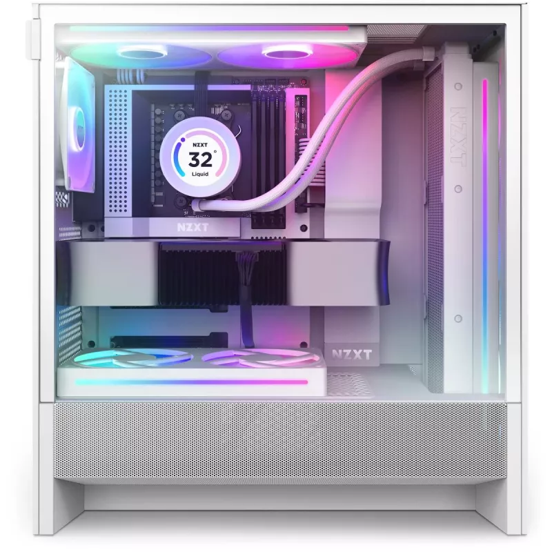 NZXT CPU korpus H7 Flow 2024 RGB Mid Tower Airflow ATX Valge