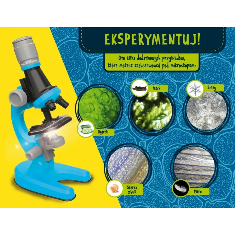 Haridusmikroskoop Liscianigiochi Im A Genius 304-PL97388 — laste optiline komplekt suurendusega õppimiseks