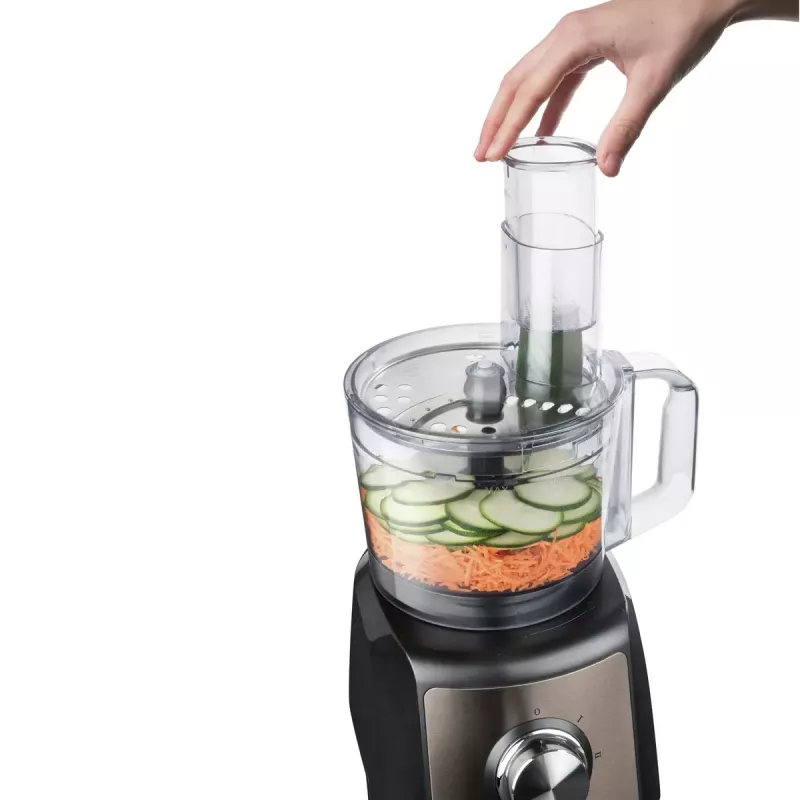 Köögikombain Must & Decker BXFPA1200E — 1200 W, 1,5 L kauss, 2 kiirust, impulss, roostevaba terasest korpus