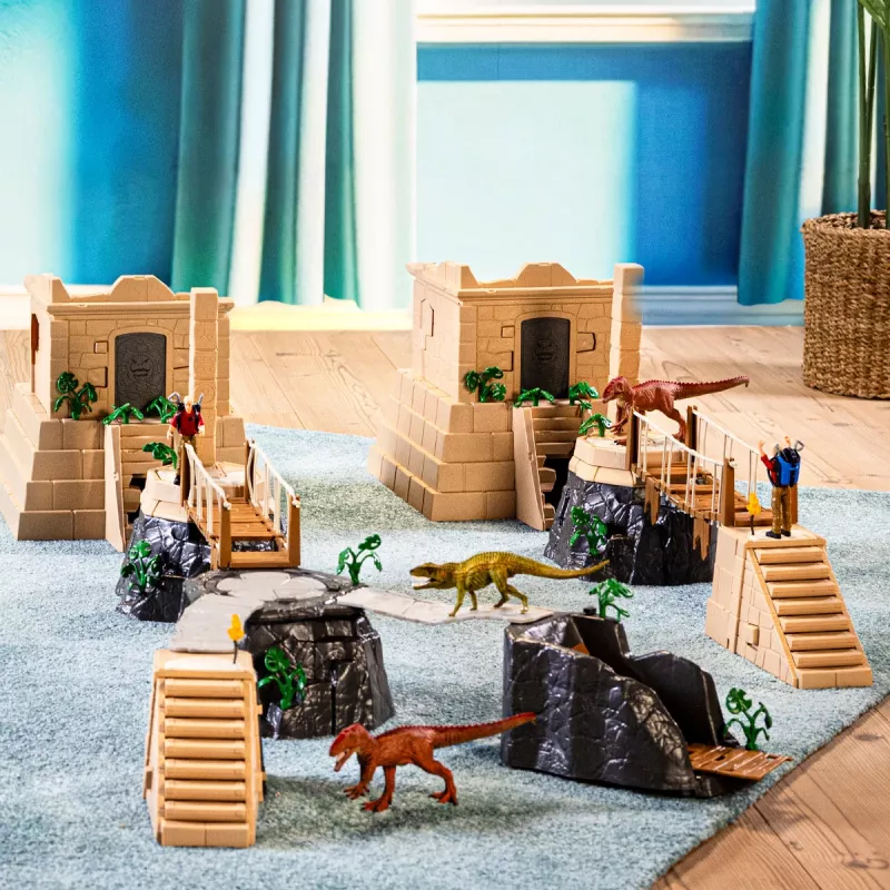 Action/Seiklus Schleich Dino templi vallutamine megakomplekt mitmevärviline