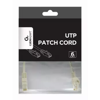 Patch cord, GEMBIRD, PP6U-CU-7.5M, RJ45, Cat.6, 7.5m, hall