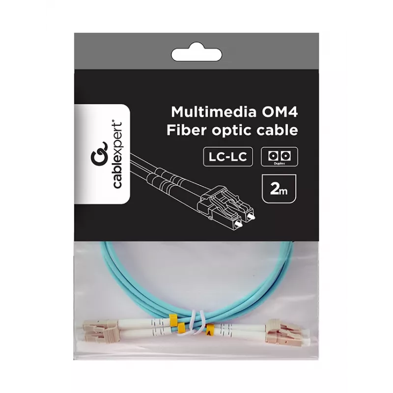 GEMBIRD Multimode Duplex OM4 50/125 Fiber Optic kaabel, LC/LC, 2 m