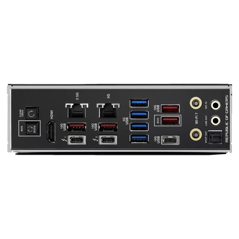 Emaplaat ASUS ROG MAXIMUS Z890 HERO — Intel Z890, LGA 1851, ATX, DDR5, 4 DIMM, 6x M.2, Wi‑Fi 7, 2.5Gb LAN