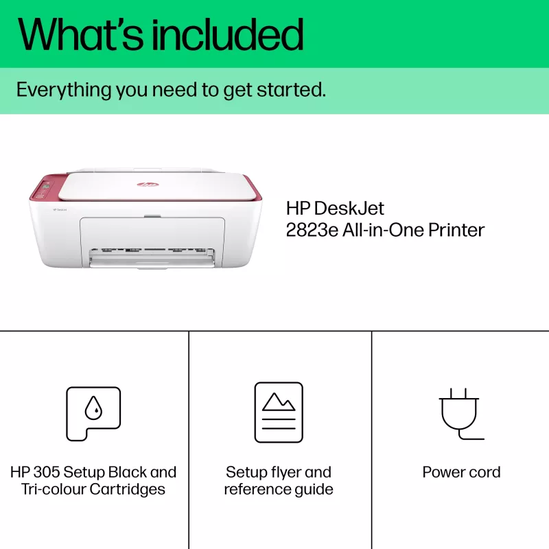 HP DeskJet 2823e traadita mitmeotstarbeline värviprinter, koopiamasin, skanner