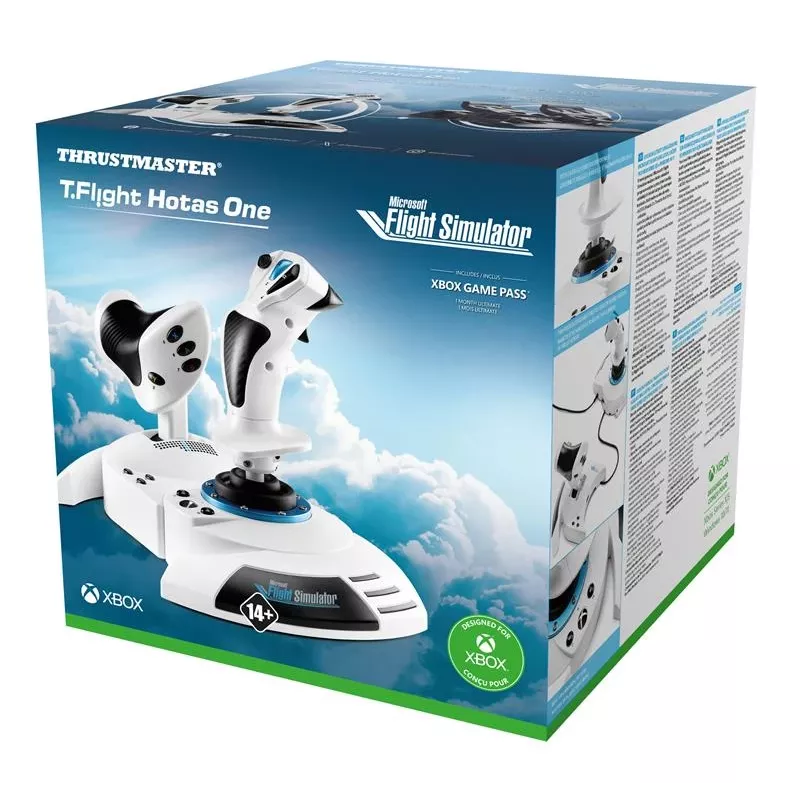 Juhtkang Thrustmaster T.Flight Hotas One Microsoft Flight Simulator Edition USB Must Valge