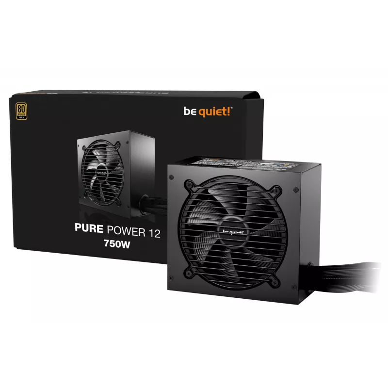 be quiet PURE POWER 12 750W toiteplokk 20+4 pin ATX ATX Must