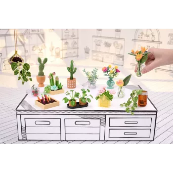 Miniverse - Make It Mini Botanicals, 8 a, mitmevärviline, plast