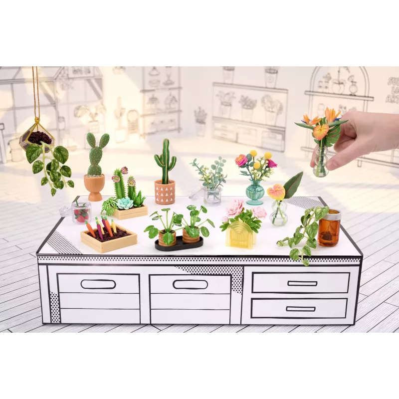 Miniverse - Make It Mini Botanicals, 8 a, mitmevärviline, plast