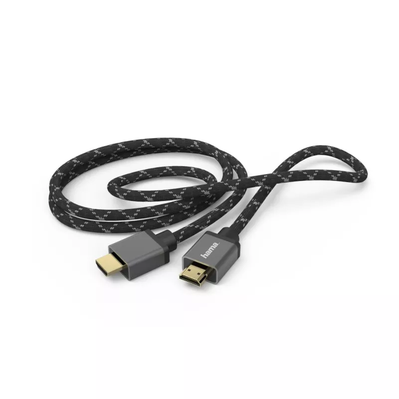Hama 00205240 HDMI-kaabel 3 m HDMI tüüp A (standardne) Must, Hall