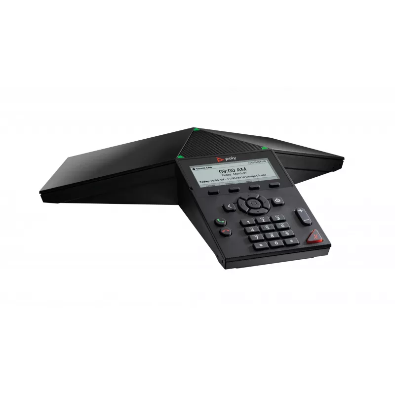 HP Poly Trio 8300 IP konverentsitelefon PoE-toega, must, WPA2-Enterprise, EAP-TLS, HTTPS, ENERGY STAR, 0 - 40 °C, -20 - 70 °C, 5 - 95%