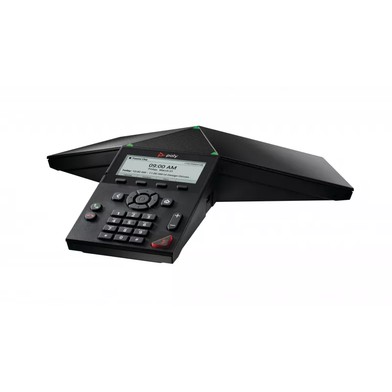 HP Poly Trio 8300 IP konverentsitelefon PoE-toega, must, WPA2-Enterprise, EAP-TLS, HTTPS, ENERGY STAR, 0 - 40 °C, -20 - 70 °C, 5 - 95%