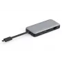 DIGITUS USB-C reisidokk, 7 porti - HDMI / 2x USB-A 3.2 Gen 1 / GbE / SD / MicroSD - 100W USB-C toiteedastus