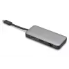 DIGITUS USB-C reisidokk, 7 porti - HDMI / 2x USB-A 3.2 Gen 1 / GbE / SD / MicroSD - 100W USB-C toiteedastus
