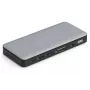 DIGITUS USB-C dokkimisjaam, 11-pordine - 2x HDMI / DP / 2x USB-A 3.2 Gen 2 / USB-C 3.2 Gen 2 / GbE / SD / MicroSD / alalisvoolupistik - 150 vatti max / 3,5 mm