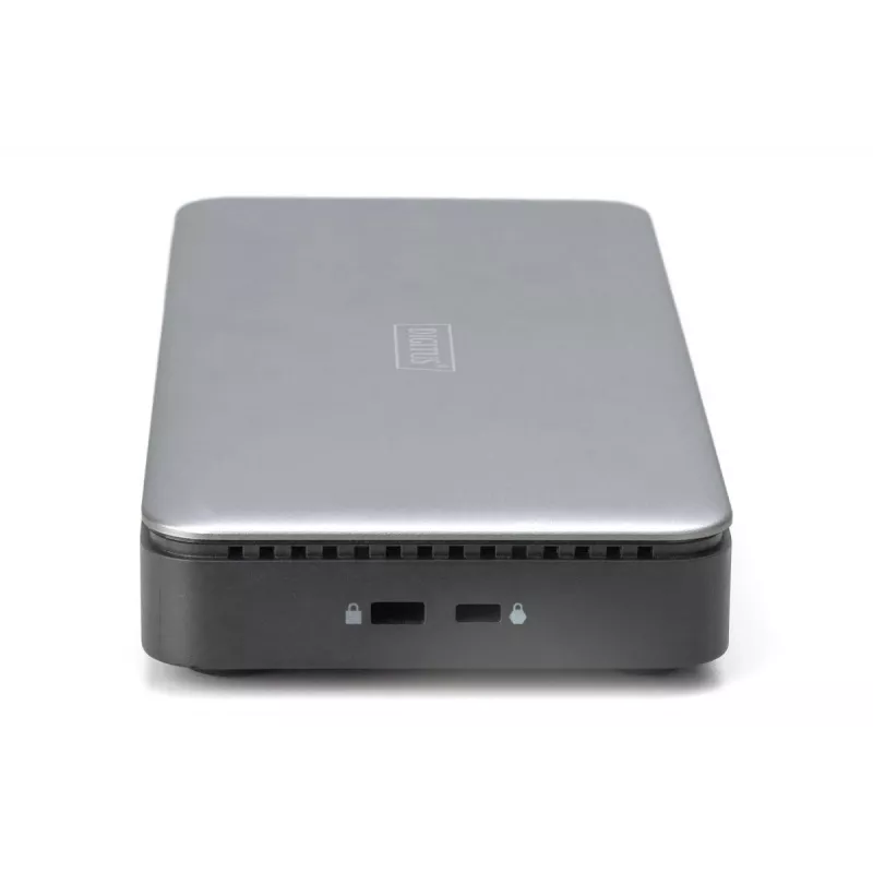 DIGITUS USB-C dokkimisjaam, 11-pordine - 2x HDMI / DP / 2x USB-A 3.2 Gen 2 / USB-C 3.2 Gen 2 / GbE / SD / MicroSD / alalisvoolupistik - 150 vatti max / 3,5 mm