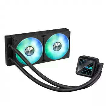 ASUS Prime LC 240 ARGB Arvutikorpus Vedelikjahutuskomplekt 12 cm Must