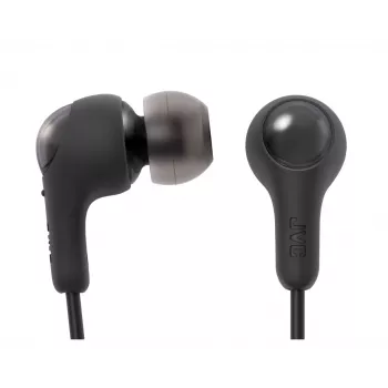 Juhtmega kõrvasisesed kõrvaklapid JVC HA-FR9UC USB-C-ga, 9,2 mm draiverid, 5–22000 Hz, inline-mikrofon ja juhtimine, 1,2 m kaabel, must