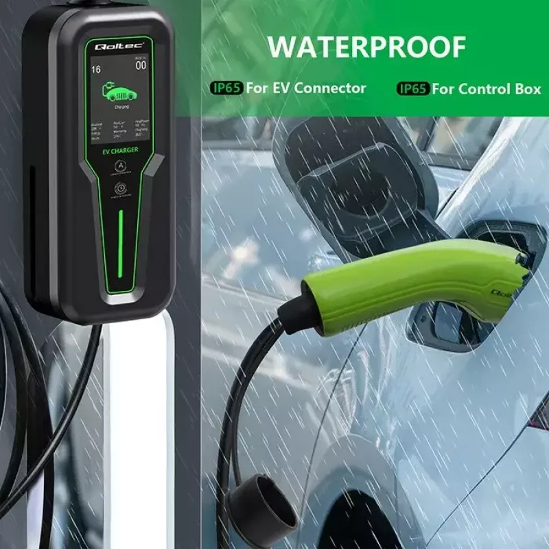EV mobiillaadija QOLTEC 52467 Type 2, 11 kW, 3-faasiline