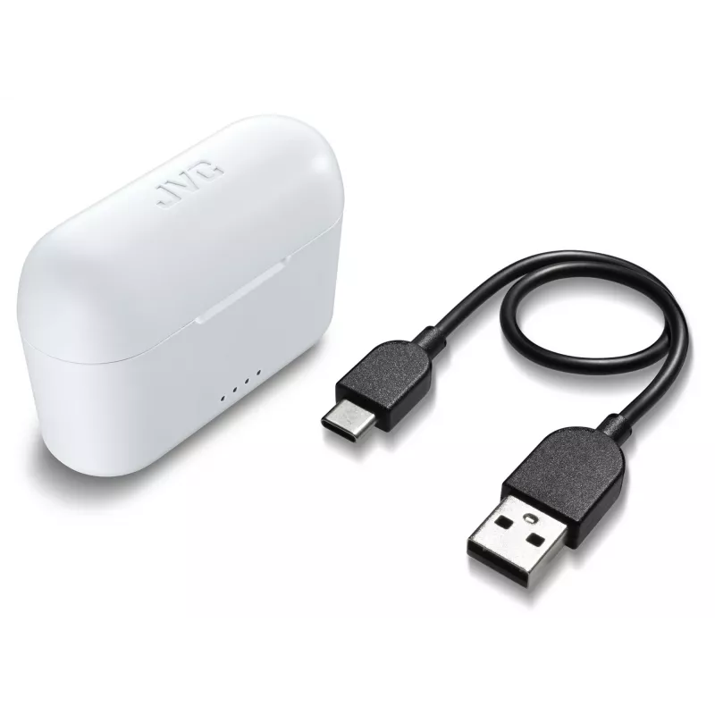 JVC TWS Stix valge, True Wireless Stereo (TWS), kõned/muusika, 20 - 20000 Hz, 8,2 g, peakomplekt, valge
