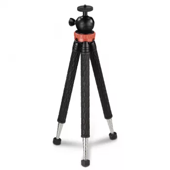 Hama Traveller Pro statiiv nutitelefonile/action-kaamerale 3 jalga must, punane