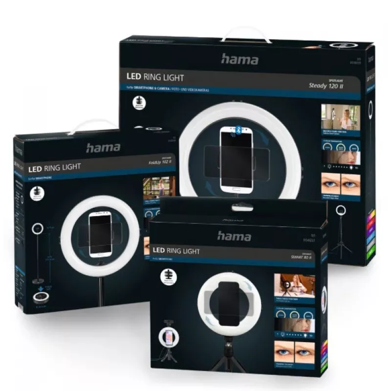 Hama SpotLight Smart 80 II valgustusrõngas 96 LED-i