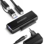 Axagon ADSA-FPX USB-C 10Gbps FAST PORT X adapter 2.5-tollistele/3.5-tollistele SSD/HDD-dele