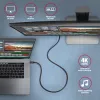 Axagon BUCM32-CM05AB SPEED+ USB-C <> USB 20Gbps/100W kaabel 0,5 m