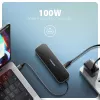 Axagon HMC-6GLN USB 5Gbps jaotur, 2x USB-A, USB-C, HDMI 4k/60Hz, RJ-45, PD 100W, USB-C kaabel