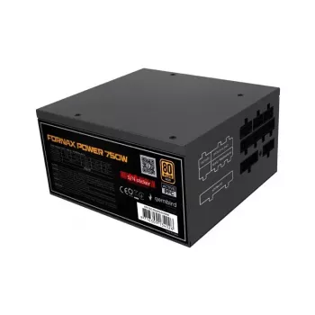 Toiteplokk GEMBIRD Fornax Power 750W ATX 80 PLUS Gold modulaarne 12 cm ventilaator EPS 4+4pin PCIe 6+2pin SATA pistikud