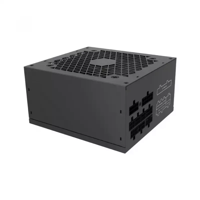 Toiteplokk GEMBIRD Fornax Power 750W ATX 80 PLUS Gold modulaarne 12 cm ventilaator EPS 4+4pin PCIe 6+2pin SATA pistikud