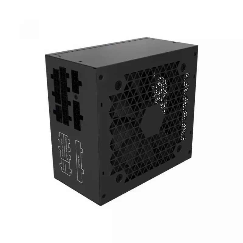 Toiteplokk GEMBIRD Fornax Power 750W ATX 80 PLUS Gold modulaarne 12 cm ventilaator EPS 4+4pin PCIe 6+2pin SATA pistikud