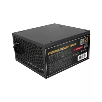 Toiteplokk GEMBIRD Fornax Power 750W ATX 80 PLUS Gold modulaarne 12 cm ventilaator EPS 4+4pin PCIe 6+2pin SATA pistikud