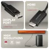 Axagon RVD-HI20C2 DisplayPort -> HDMI 2.0b kaabel 1,8m, 4K/60Hz