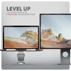 Axagon STND-LR alumiiniumist alus 360° pöörlemisega sülearvutitele 10 inch–17,3 inch. Reguleeritav kõrgus ja nurk.