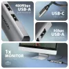 Axagon HMC-H3A USB 5Gbps jaotur, 3x USB-A, HDMI 4k/30Hz, 15 cm USB-C kaabel