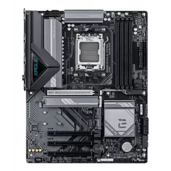 GIGABYTE B850 EAGLE WIFI6E emaplaat - AMD Ryzen 9000 seeria protsessoritele, 8+2+2 faasi digitaalne VRM, kuni 8200 MHz DDR5 (OC), 1xPCIe 5.0 + 2xPCIe 4.0 M.2, GbE LAN, WIFI 6E, USB 3.2 Gen 2