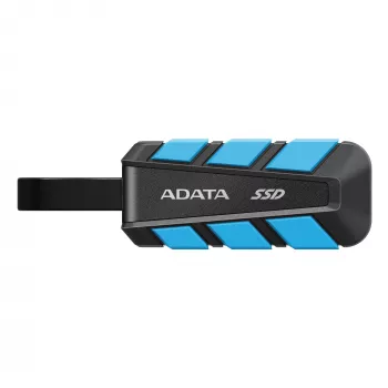 ADATA väline SSD SC740 2TB Plug&Go sinine 1050/1000 MIL.STD USB USB-C 3.2 Gen 2 (3.1 Gen 2) must, sinine