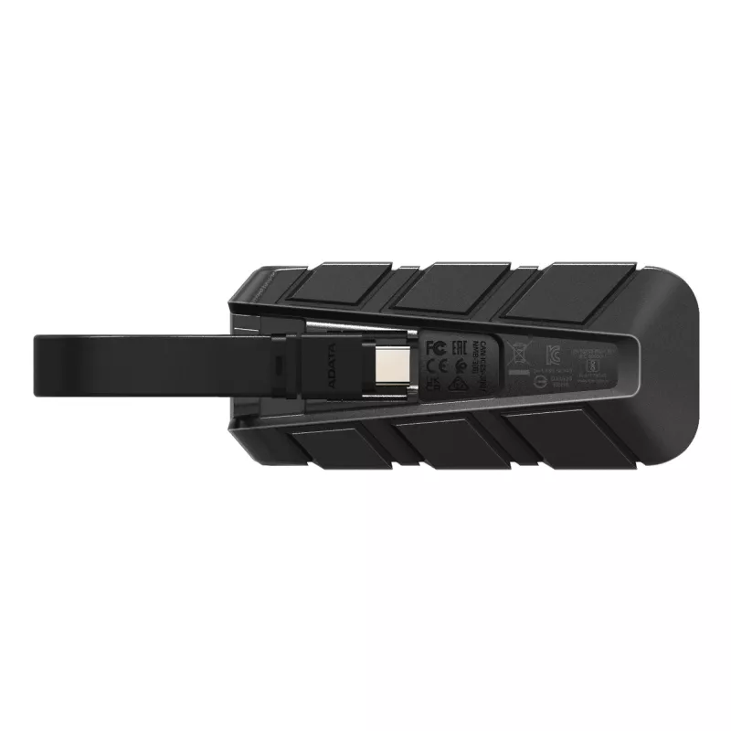 ADATA väline SSD SC740 2TB Plug&Go sinine 1050/1000 MIL.STD USB USB-C 3.2 Gen 2 (3.1 Gen 2) must, sinine