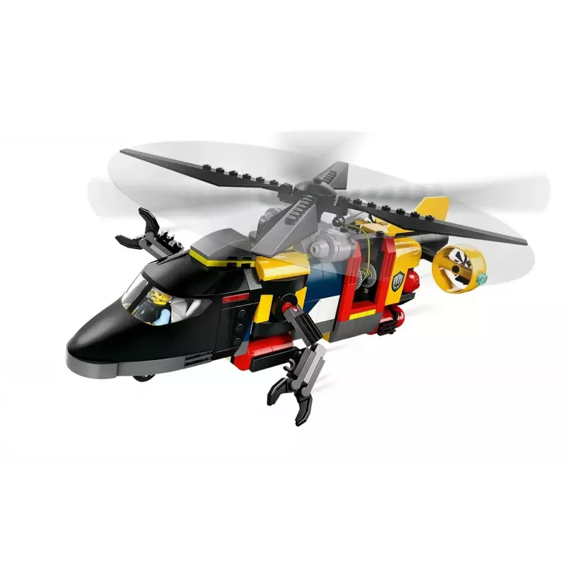 Konstruktor LEGO City kombinatsioonikomplekt 60462 — helikopter ja tuletõrjeauto, 874 tükki, 3 minifiguuri, vanus 7+