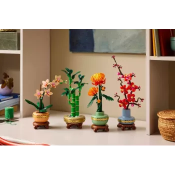 Dekoratiivne LEGO Icons mudeltaim — LEGO 10344 Lucky Bamboo botaanikakollektsioon, 325 tk, kõrgus 290 mm