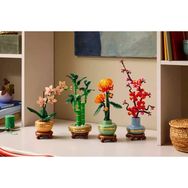 Dekoratiivne LEGO Icons mudeltaim — LEGO 10344 Lucky Bamboo botaanikakollektsioon, 325 tk, kõrgus 290 mm
