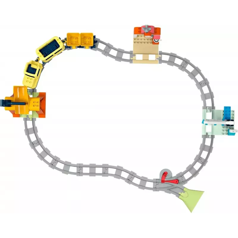 Mängurongikomplekt LEGO DUPLO 10428 Big Interactive Community Train — suur interaktiivne rong väikelastele