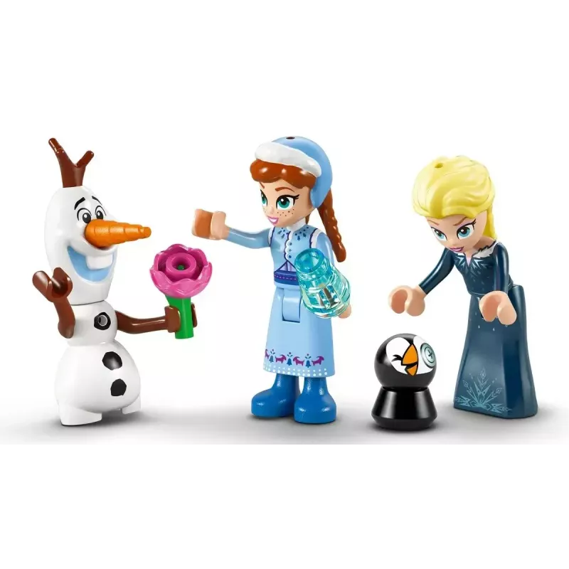 LEGO ehitusmänguasi Disney Princess Arendelle loss 43265 — 177 osa, 3 minifiguuri, vanusele 5+, väljapanekomplekt (250×60×40 mm)