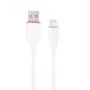 GEMBIRD Premium Silicon 8-Pin kaabel laadimis- ja andmekaabel, 1,5 m – valge