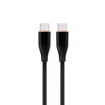 GEMBIRD Premium Silicon USB-C Power Delivery (PD) laadimis- ja andmekaabel, 1,5 m - must
