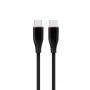 GEMBIRD Premium Silicon USB-C Power Delivery (PD) laadimis- ja andmekaabel, 1,5 m - must